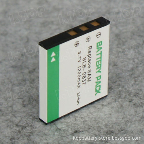 High capacity camera Camcorder battery SLB-0837 for Samsung , Camera Battery Manufacturer